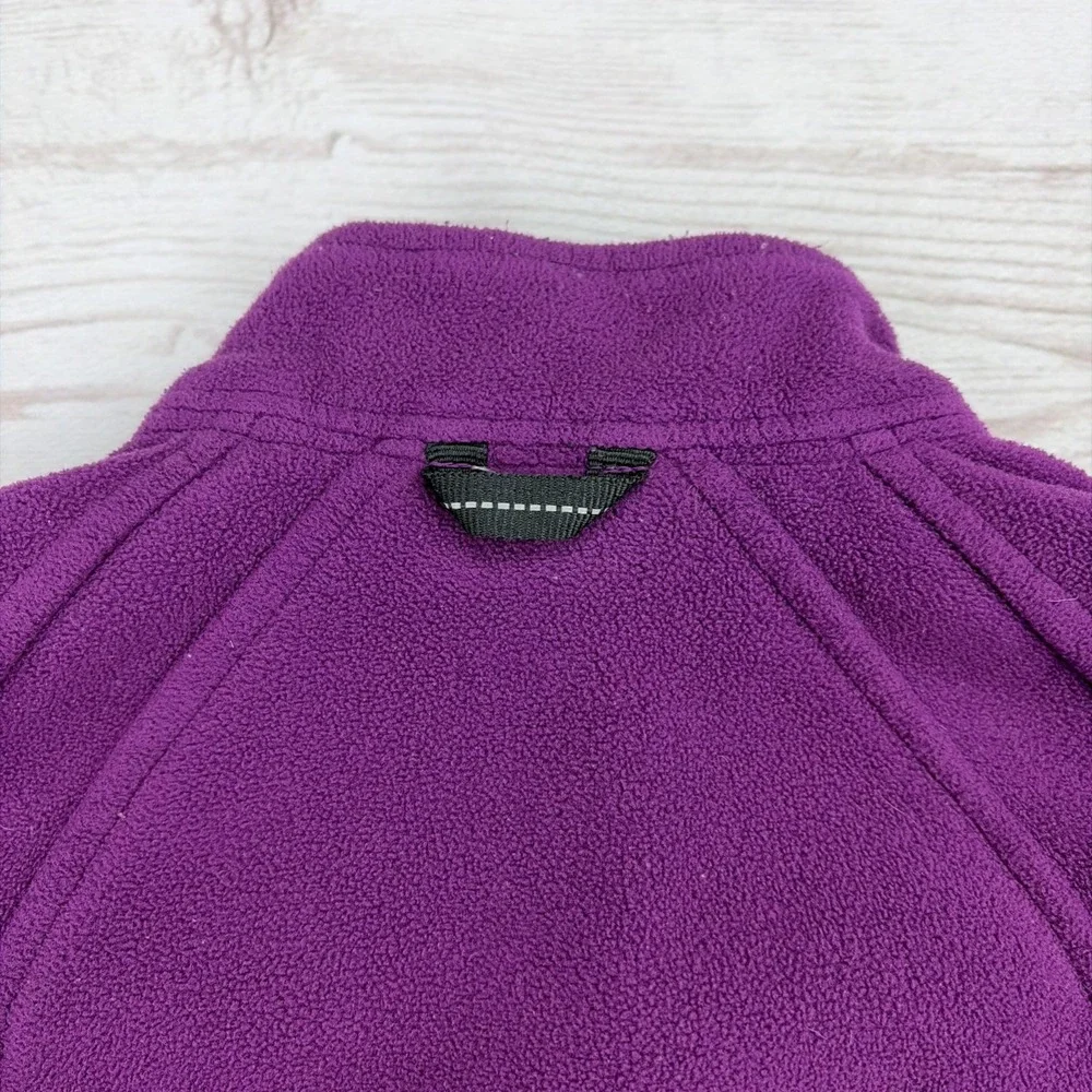 REI Girl's XXS 4/5 Jacket Fleece Full Zip Purple Lightweight Winter Outerwear